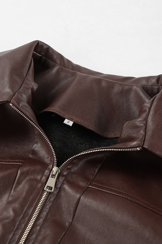 Jenny chaqueta vintage de polipiel