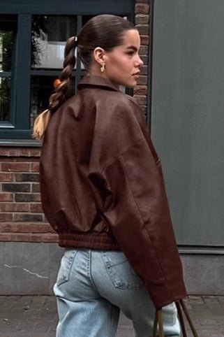 Jenny chaqueta vintage de polipiel