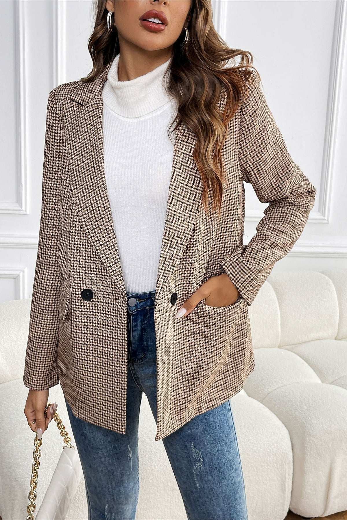 Blazer Esther pata de gallo