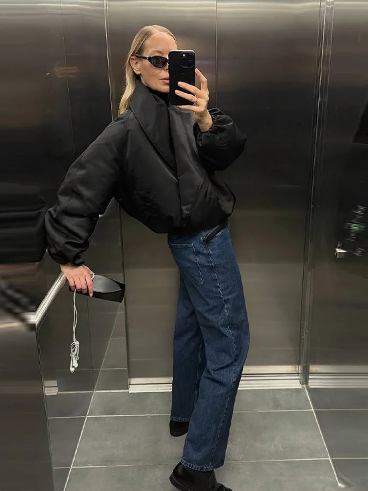 Kelly Oversized Bomber Jacket