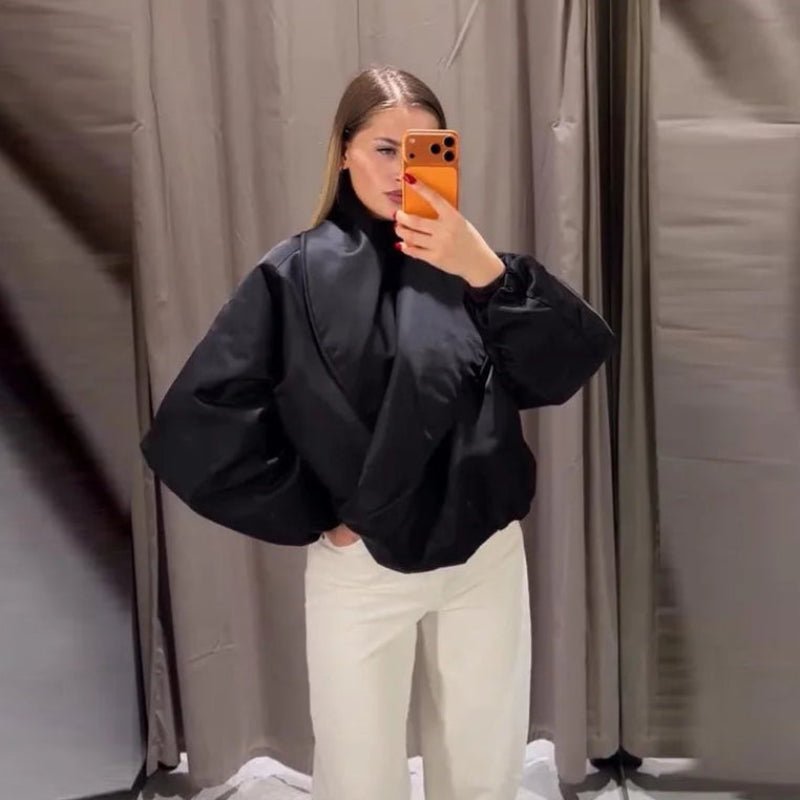 Kelly Oversized Bomber Jacket