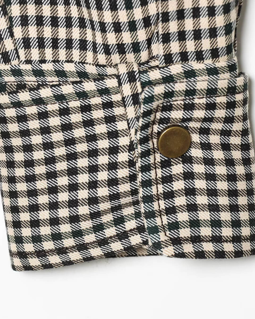 Lisa High Neck Checked Bomber Jacket