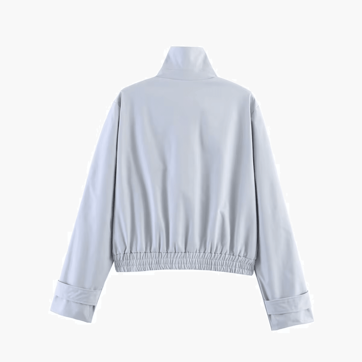 Chaqueta Carla con Cremallera y Cuello Alto