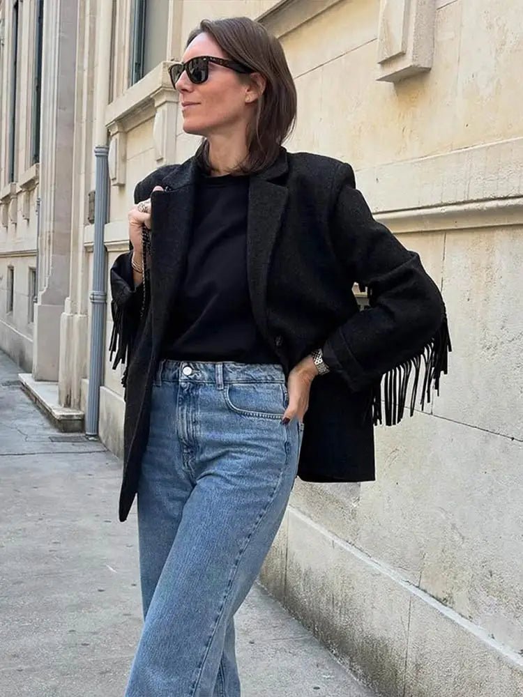 Blazer Claudia con flecos