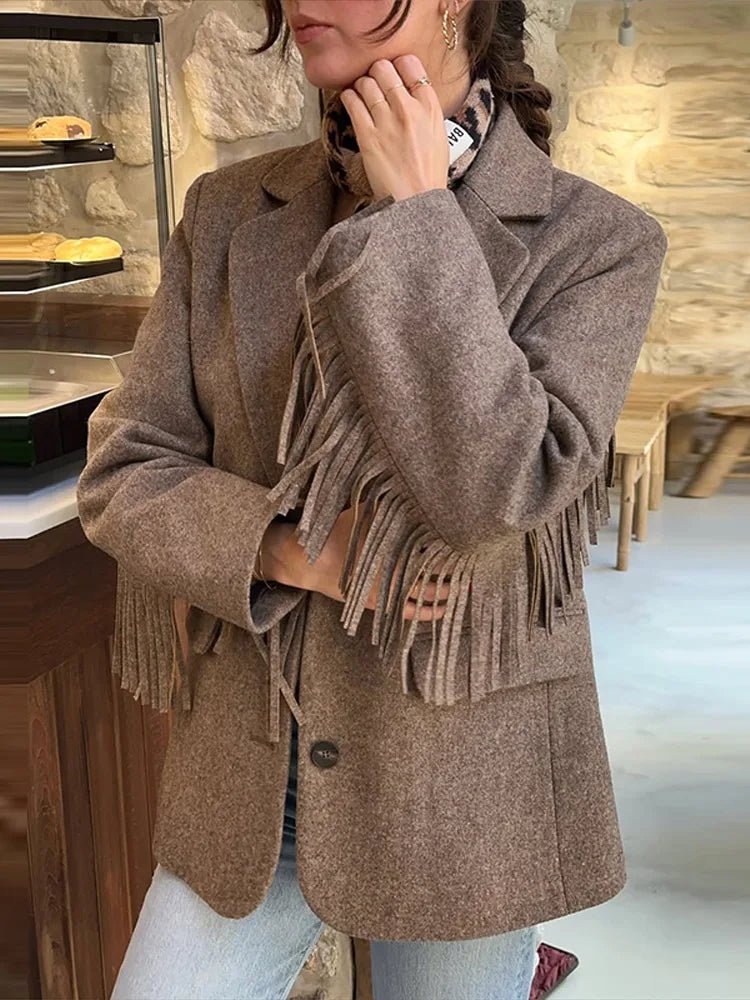 Blazer Claudia con flecos