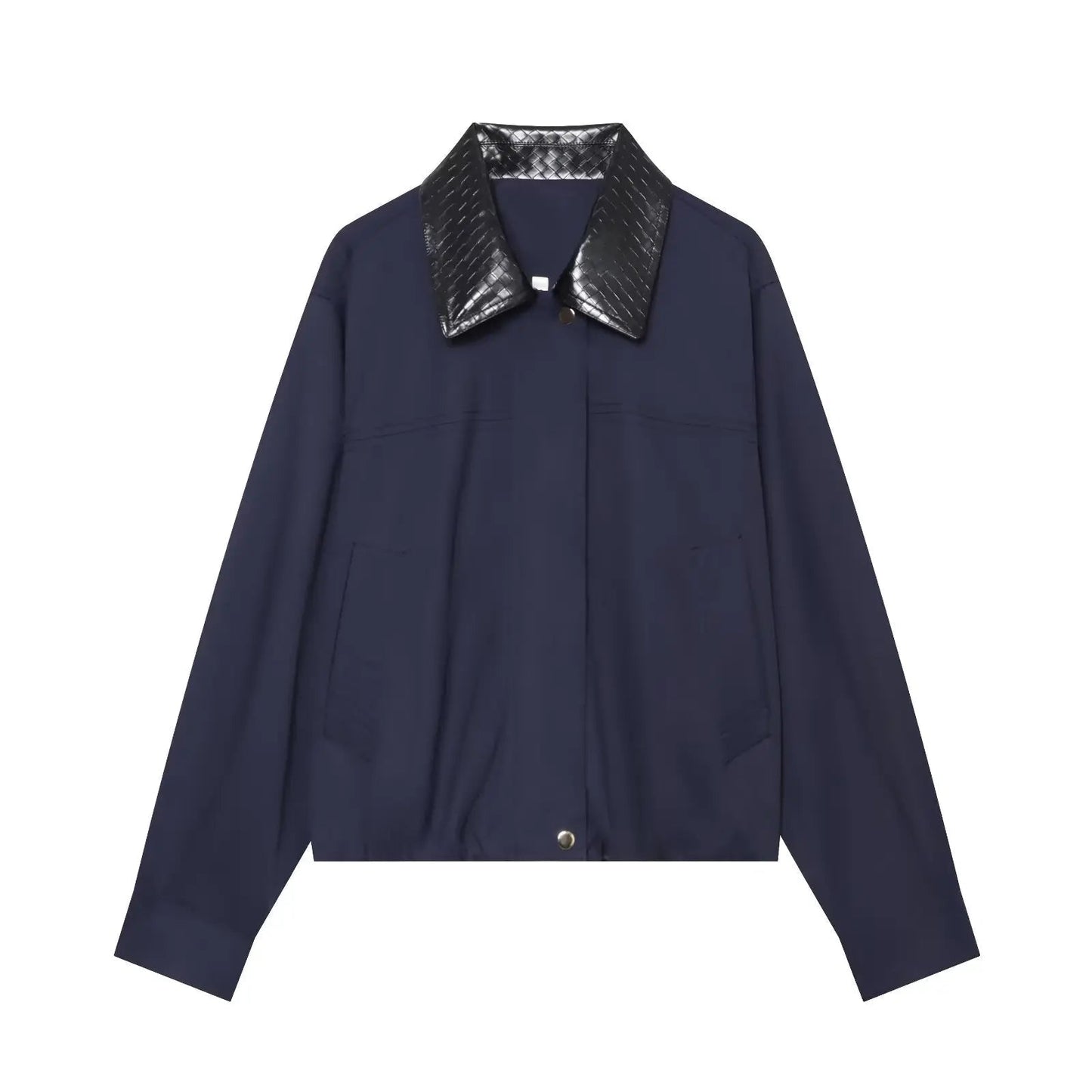 Chaqueta bomber Layla con cuello de contraste
