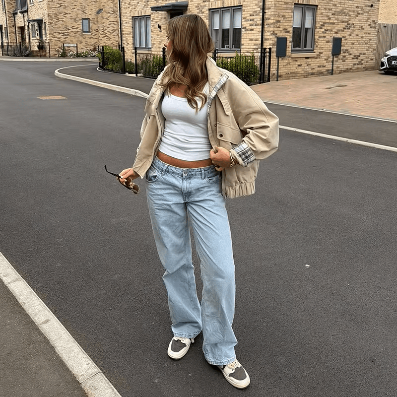 Leah Casual Stand Collar Jacket