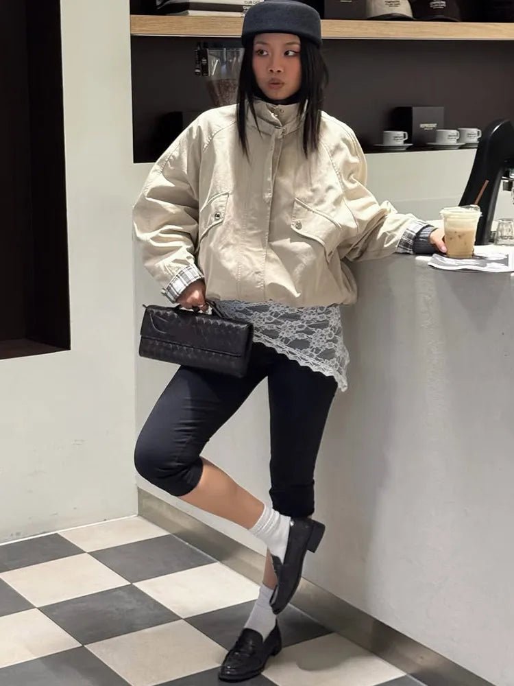 Leah Casual Stand Collar Jacket