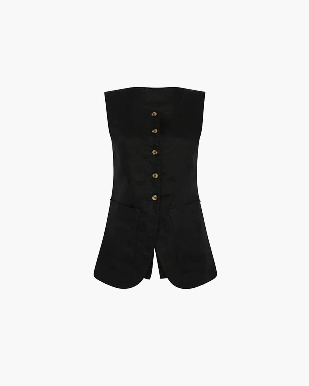 Annalise. Conjunto de lino sin mangas