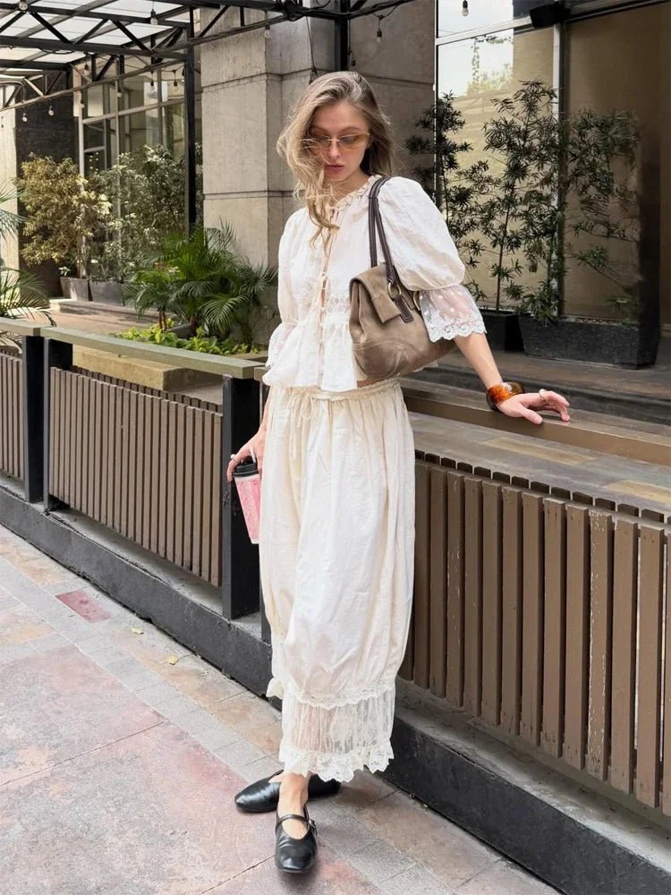 Natasha traje lantern de encaje