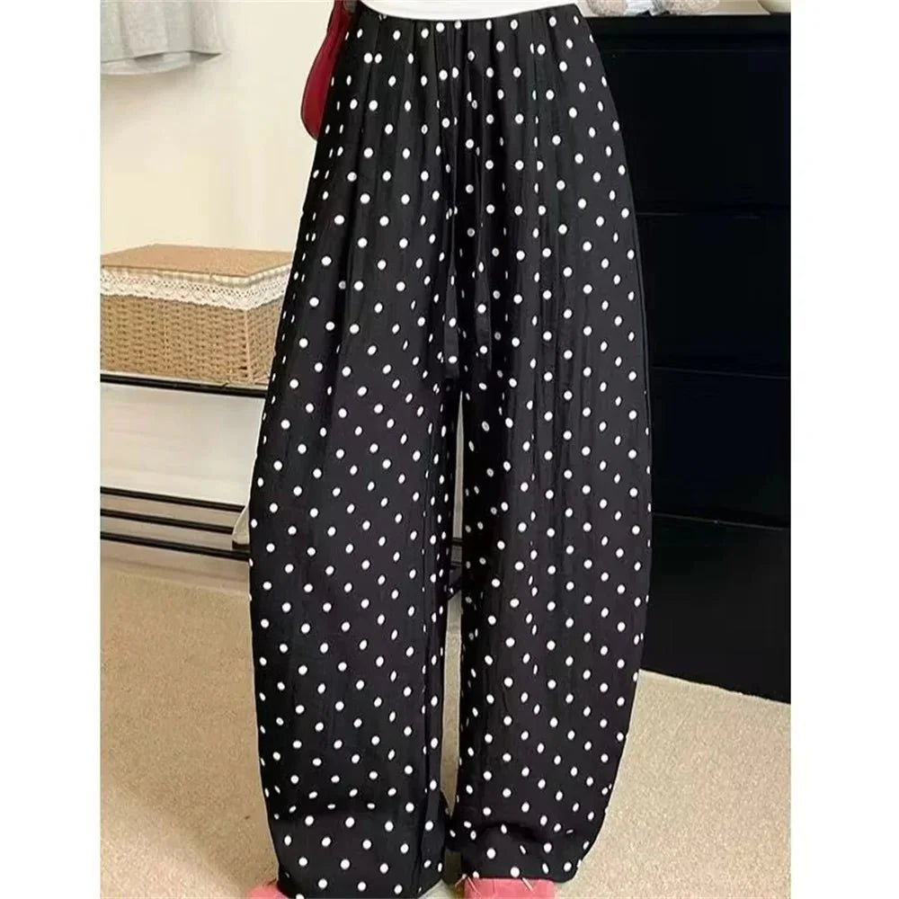 Pantalón de lino de pierna ancha Themis