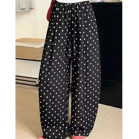 Pantalón de lino de pierna ancha Themis