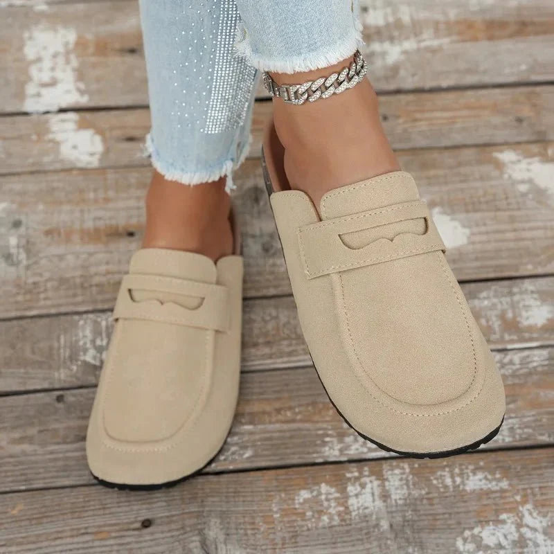 Mules Klea de corcho y ante