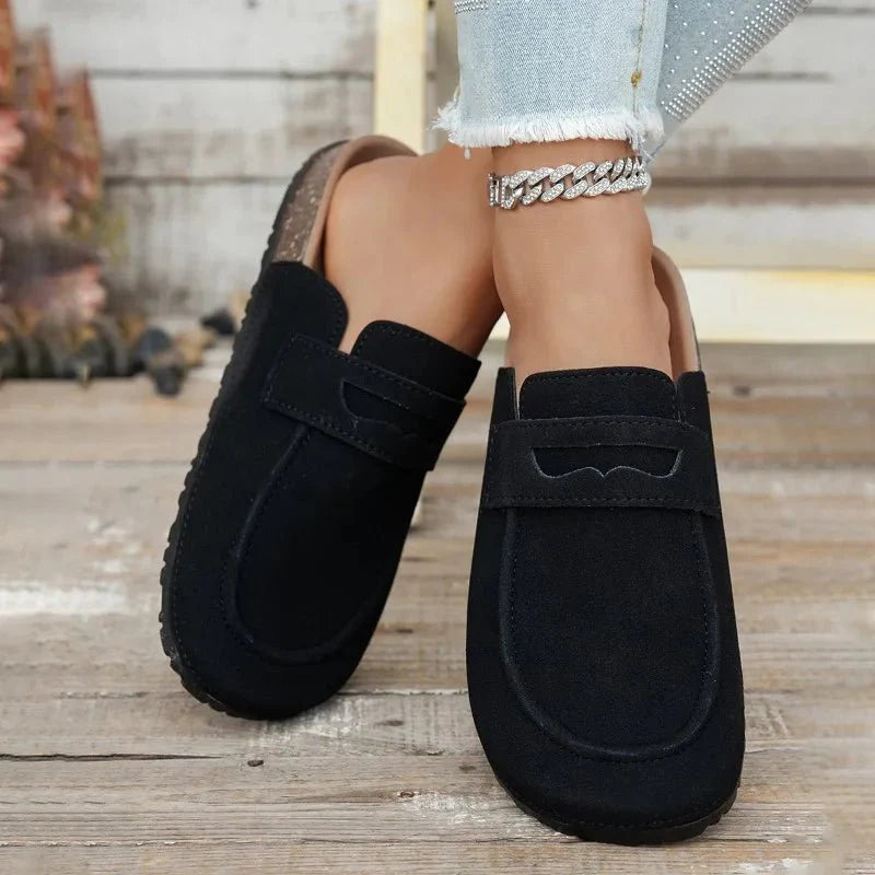 Mules Klea de corcho y ante