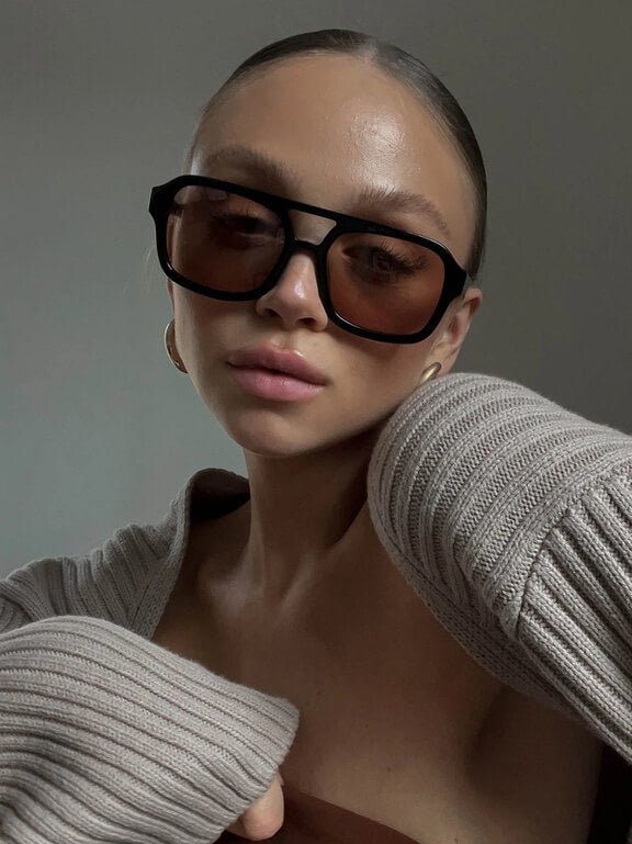 Gafas de sol Monica estilo cat-eye oversize
