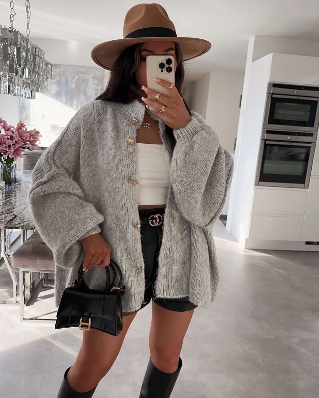 Laura Long Cardigan Knit