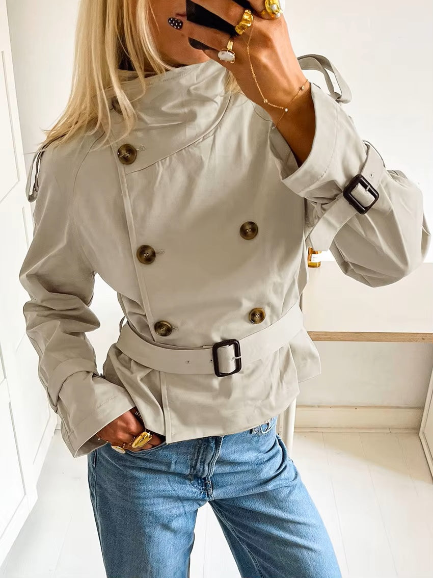 Gabardina Amelie con cinturón