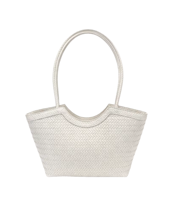Leona Woven Faux Leather Bag