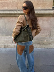 Pantalón Adora de tiro alto y pierna ancha