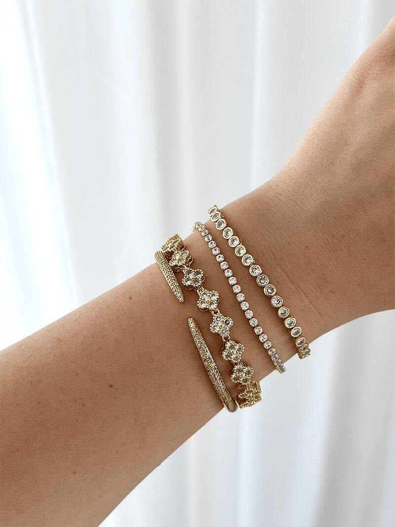 ZEYA - Alba Bezel Tennis Bracelet
