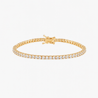 Pulsera Tennis Alba con Engaste de Circonias