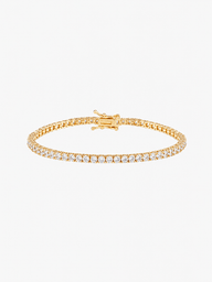 Pulsera Tennis Alba con Engaste de Circonias