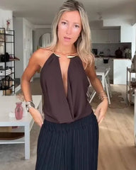 Body de Alessi sin espalda con drapeado