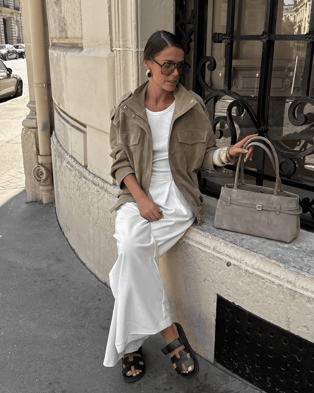 ZEYA - Alexandra High - Neck suede Jacket