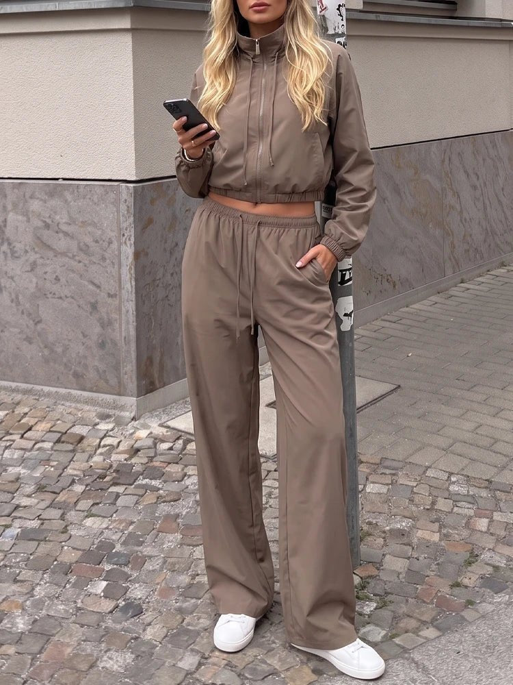 ZEYA - Angela Tailored Blazer & Wide Leg Trouser Set