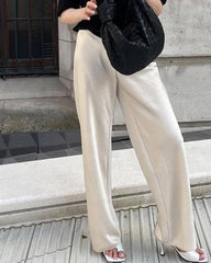 Pantalones anchos Angelita de satén