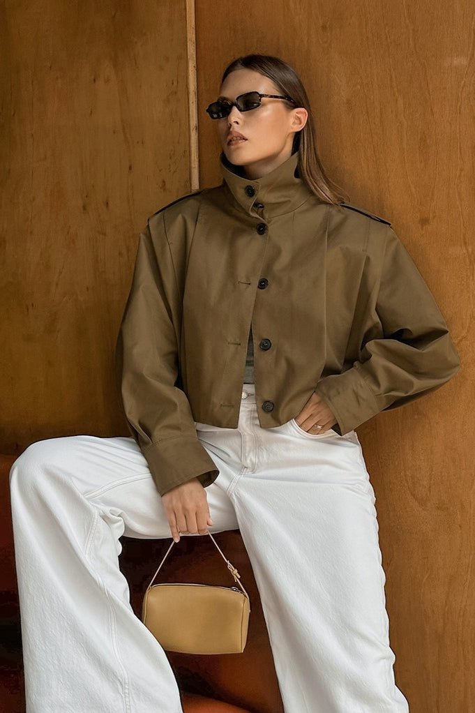 ZEYA - Anna Cropped Utility Jacket