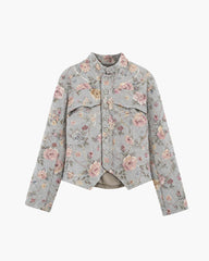 Chaqueta corta Anne de jacquard vintage