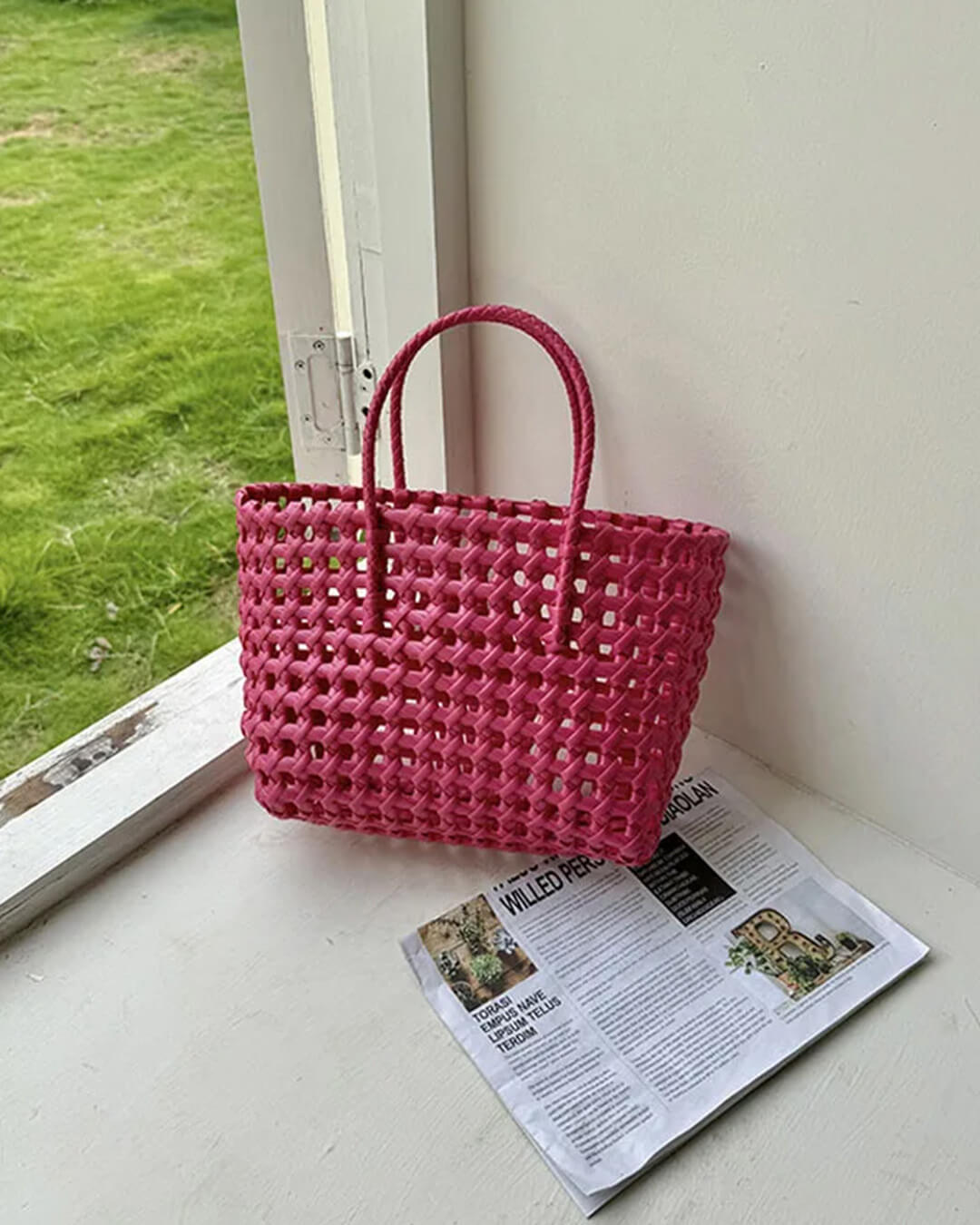 ZEYA - Annie Open-Weave Tote Bag