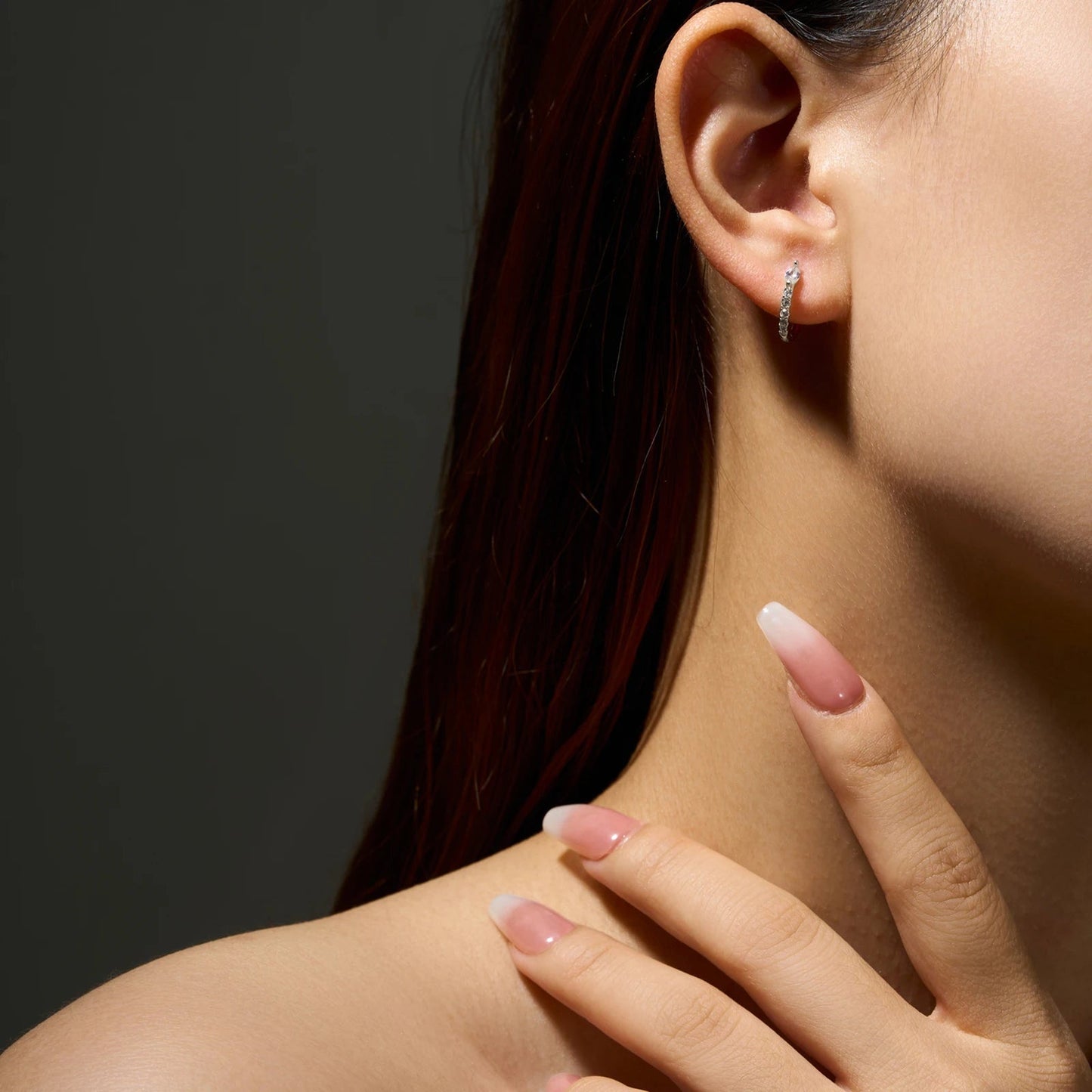 ZEYA - Aubrey Hoop Huggie Earrings