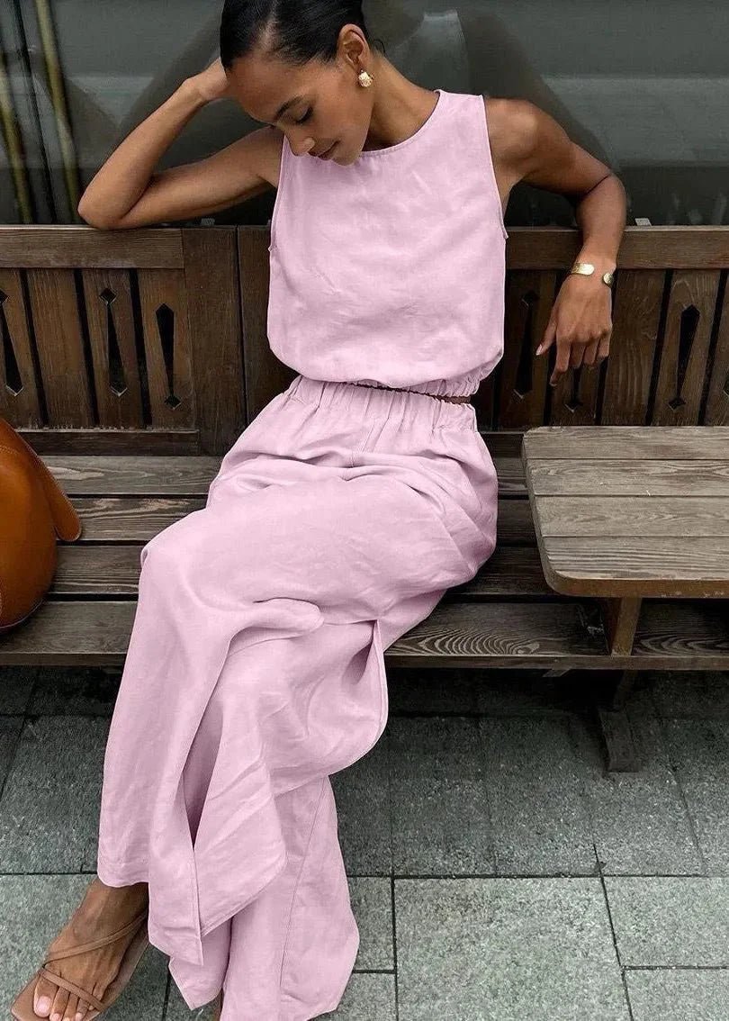 ZEYA - Beatrice Wide-Leg Palazzo Set