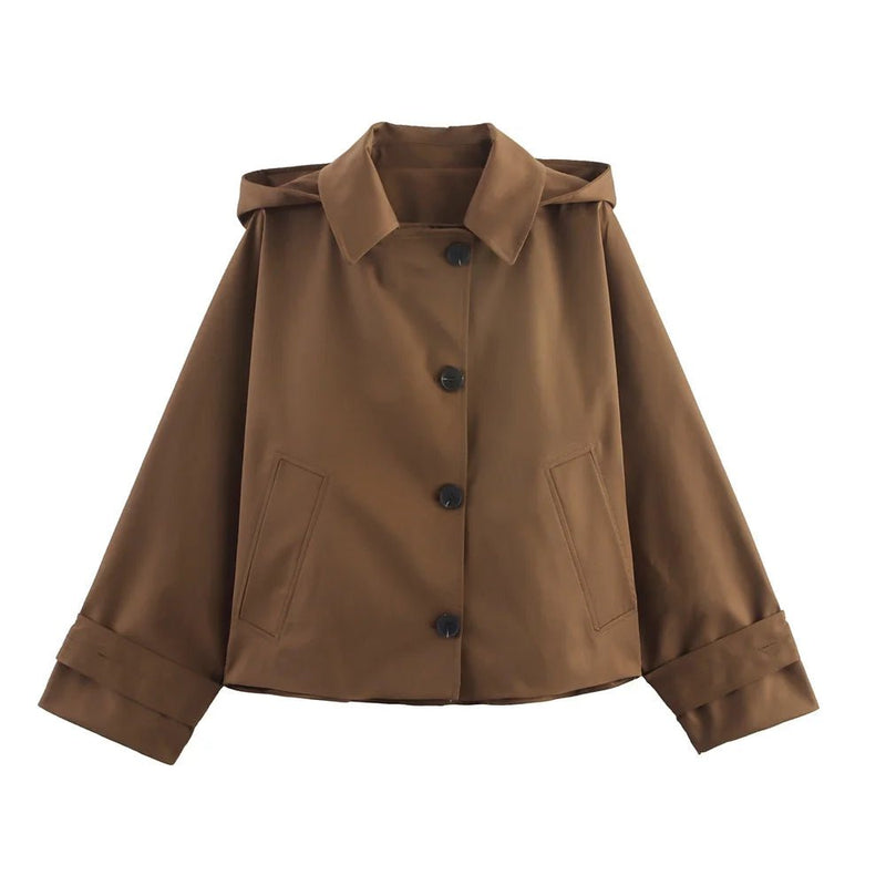 ZEYA - Bella Hooded Windbreaker Jacket