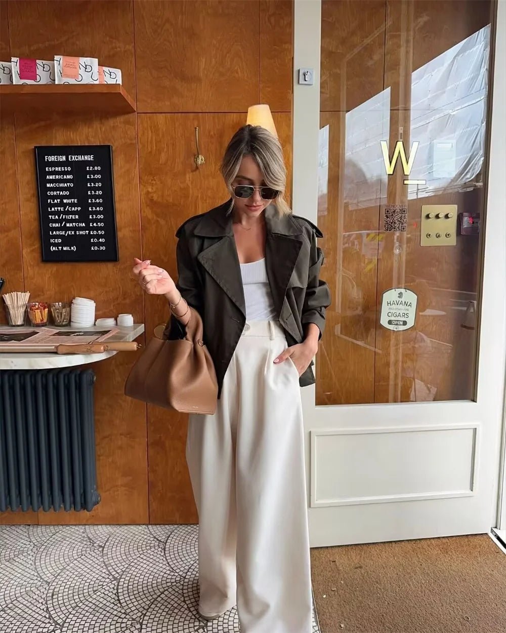 ZEYA - Bettany Cropped Trench Coat
