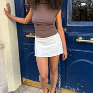 Lara minifalda-skort bodycon de talle bajo