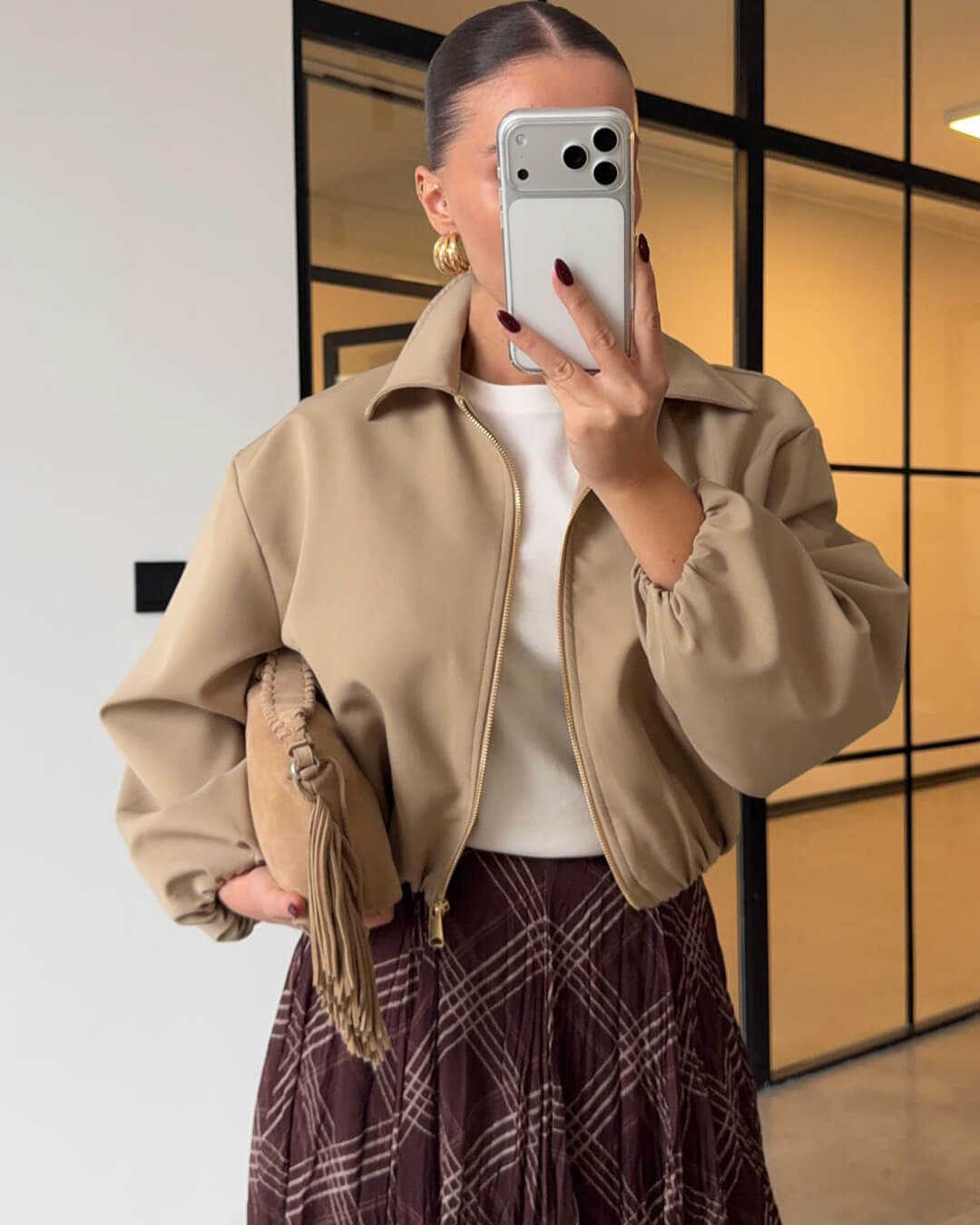 ZEYA - Bianca Puffed Bomber Jacket