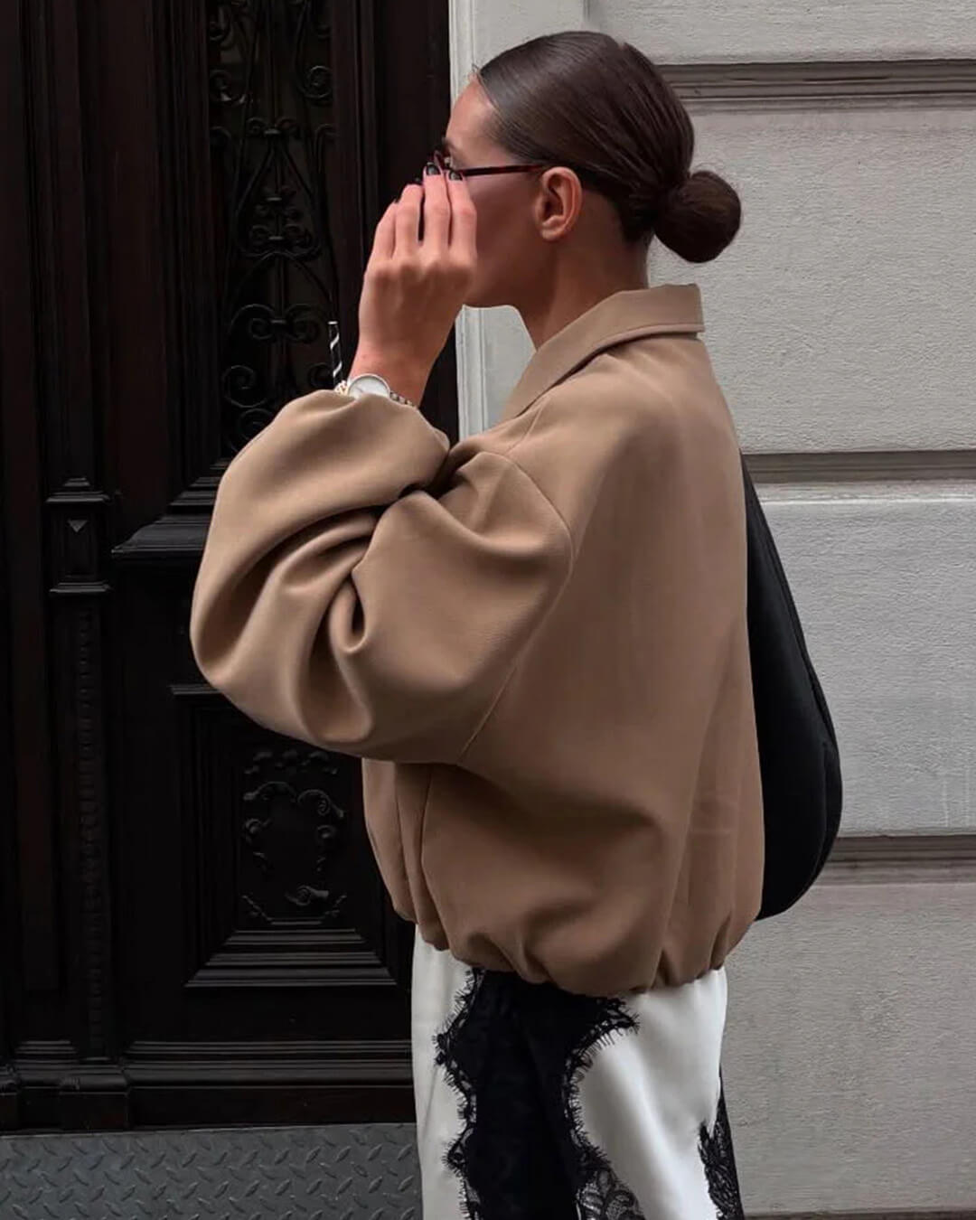 ZEYA - Bianca Puffed Bomber Jacket