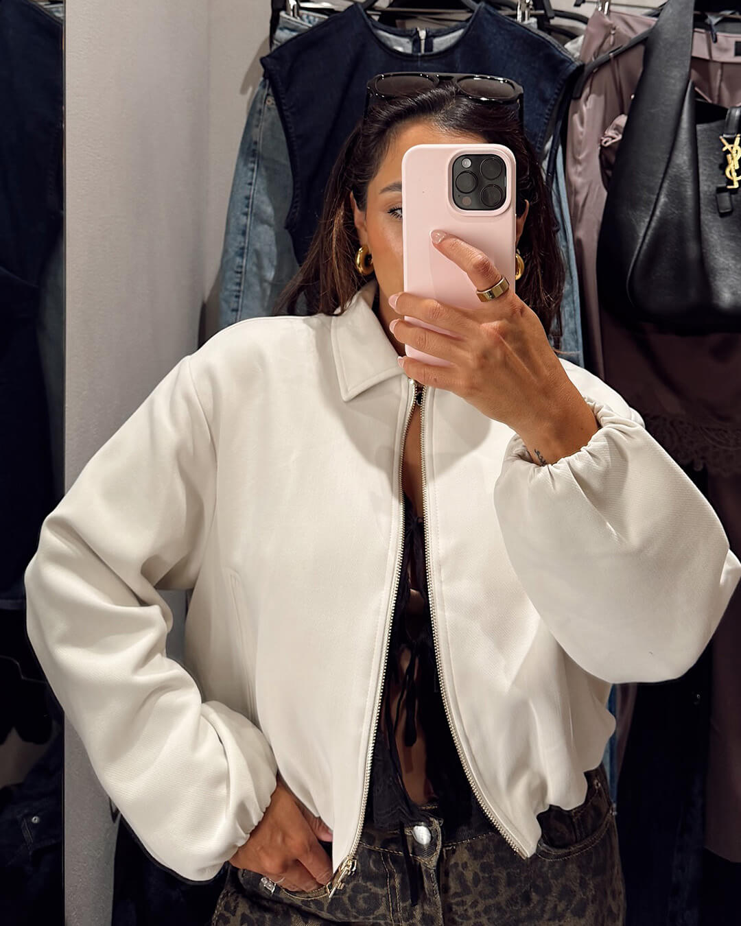 ZEYA - Bianca Puffed Bomber Jacket