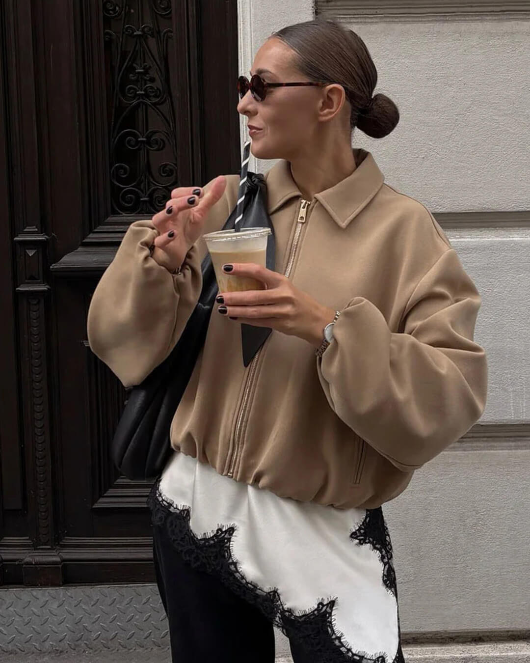ZEYA - Bianca Puffed Bomber Jacket