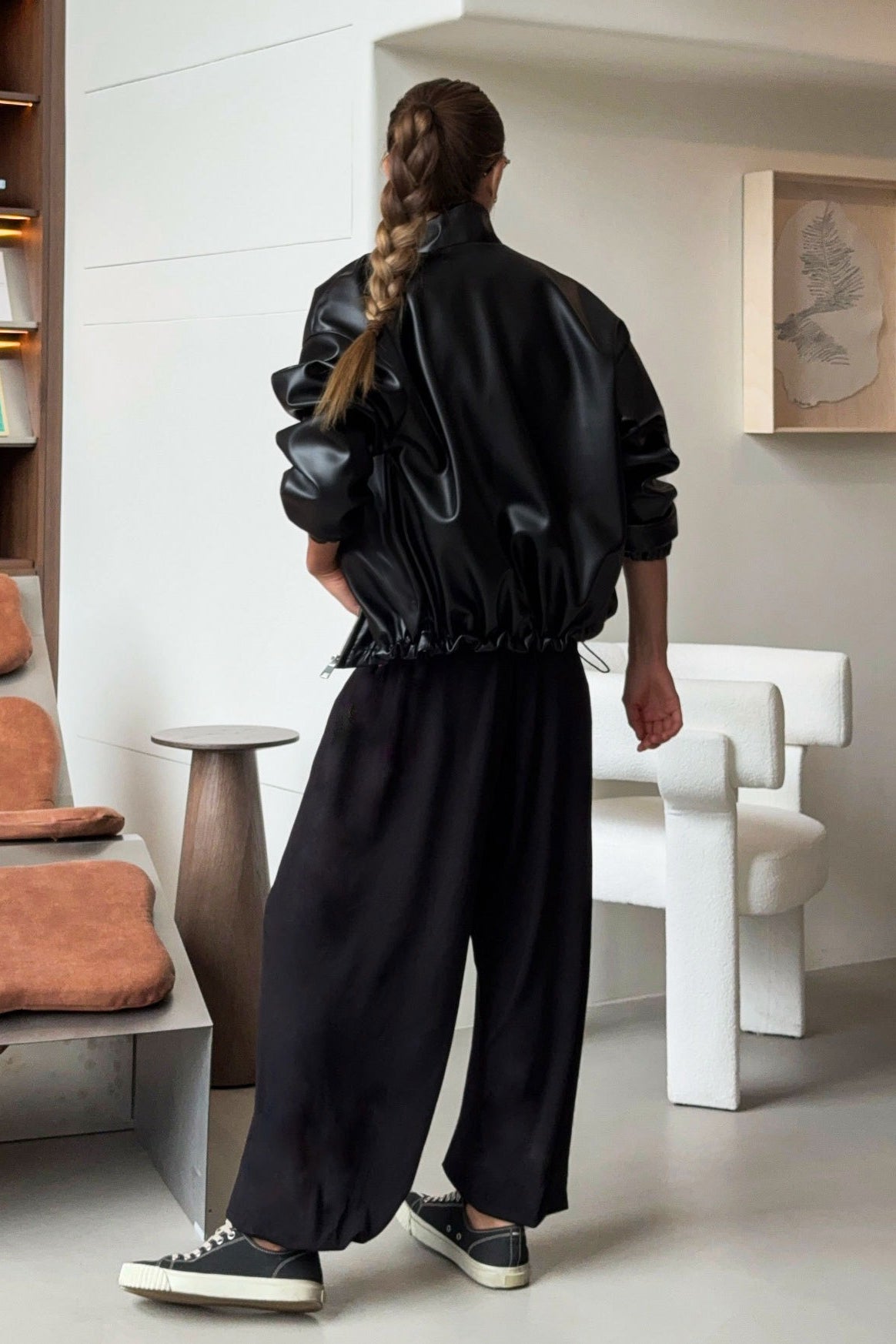 ZEYA - Blake Cropped Leather Jacket