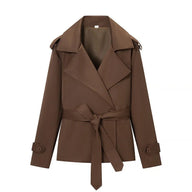 Candice Cropped Trench Coat