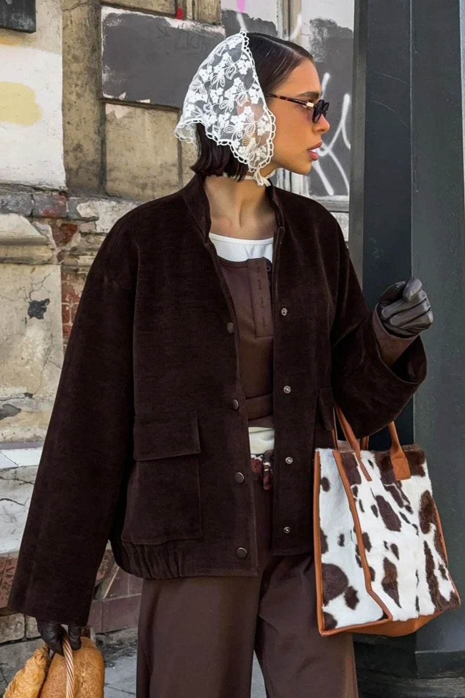 ZEYA - Cassy Brown Corduroy Jacket