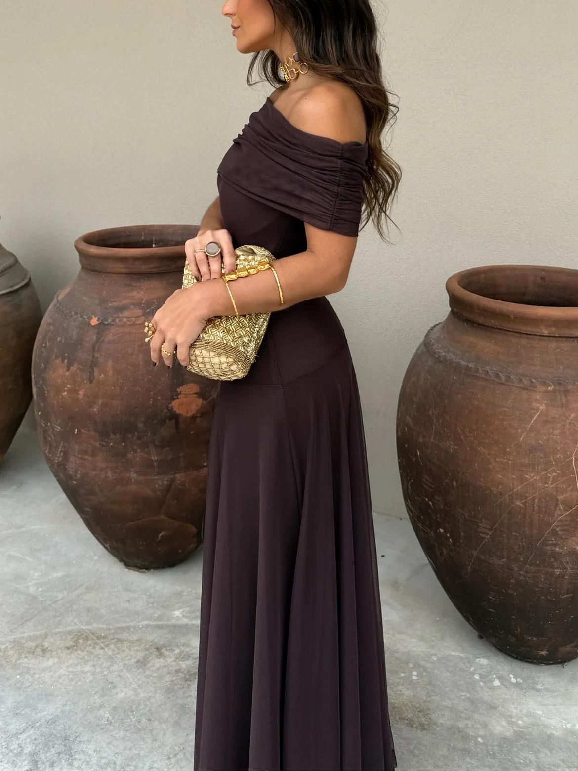 ZEYA - Celeste Off Shoulder Maxi Dress