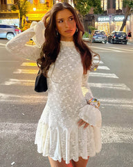 Chantal Sheer Lace Mini Dress