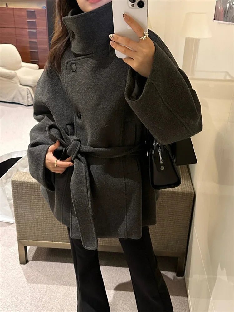 ZEYA - Charlize High Collar Coat