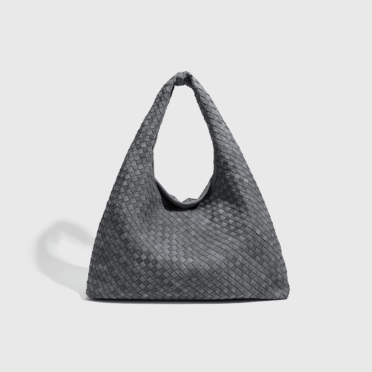 ZEYA - Clara Woven Faux Suede Tote Bag