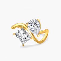Cressida Twin Zirconia Band Ring